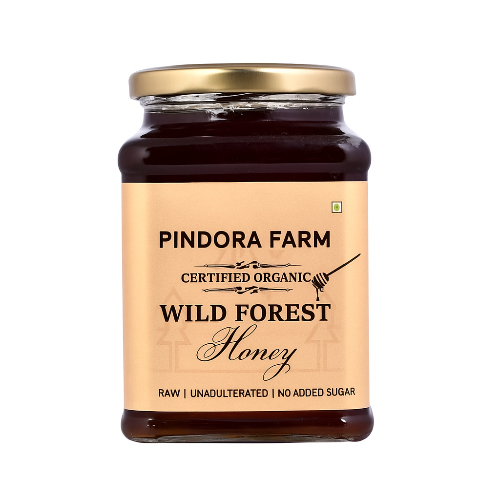 Pindora Farm Organic Wild Forest Honey – 1kg pindora farm organic wild forest honey